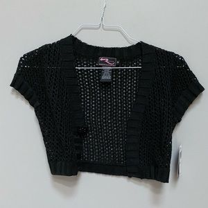 Fifty-Five Black Bolero Shrug